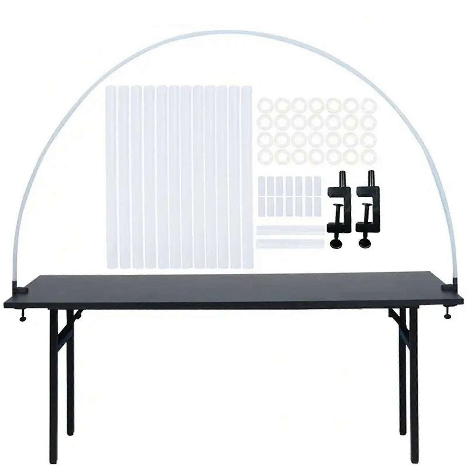 Adjustable Table Balloon Arch Stand with Stable Clamp Support for Birthday Party Decorations
