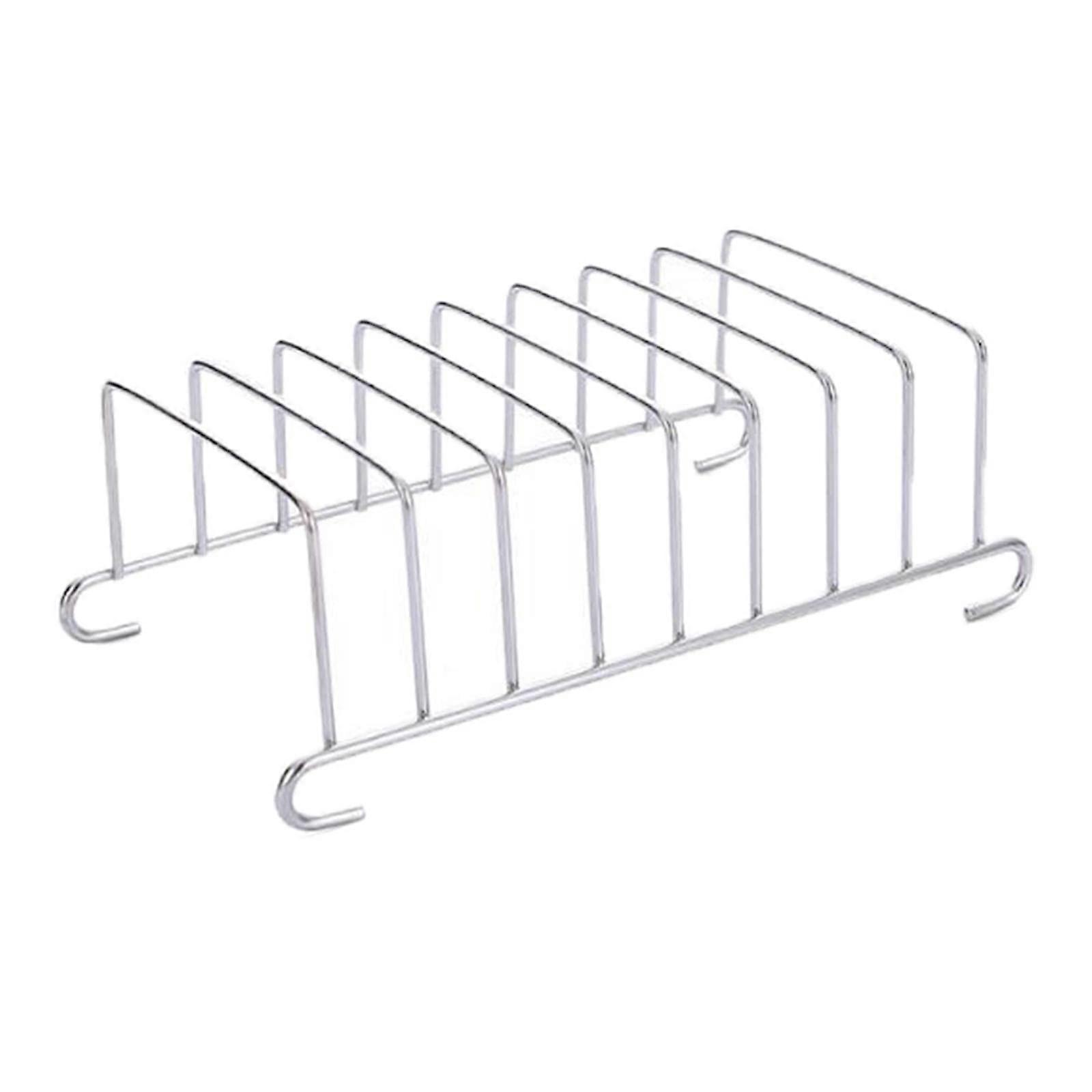 Rectangle Stainless Steel Toast Rack Bread Holder for Kitchen Storage and Outdoor BBQ