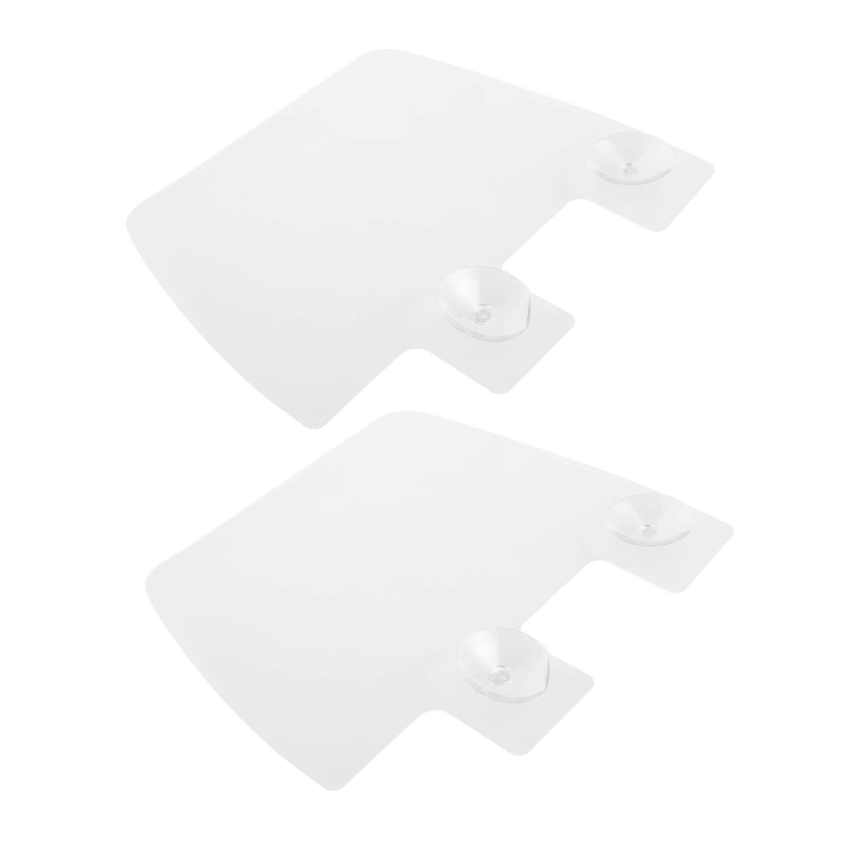 2Pcs Sink Splash Guard with Suction Cups Waterproof Protector for Kitchen and Bathroom Cleaning