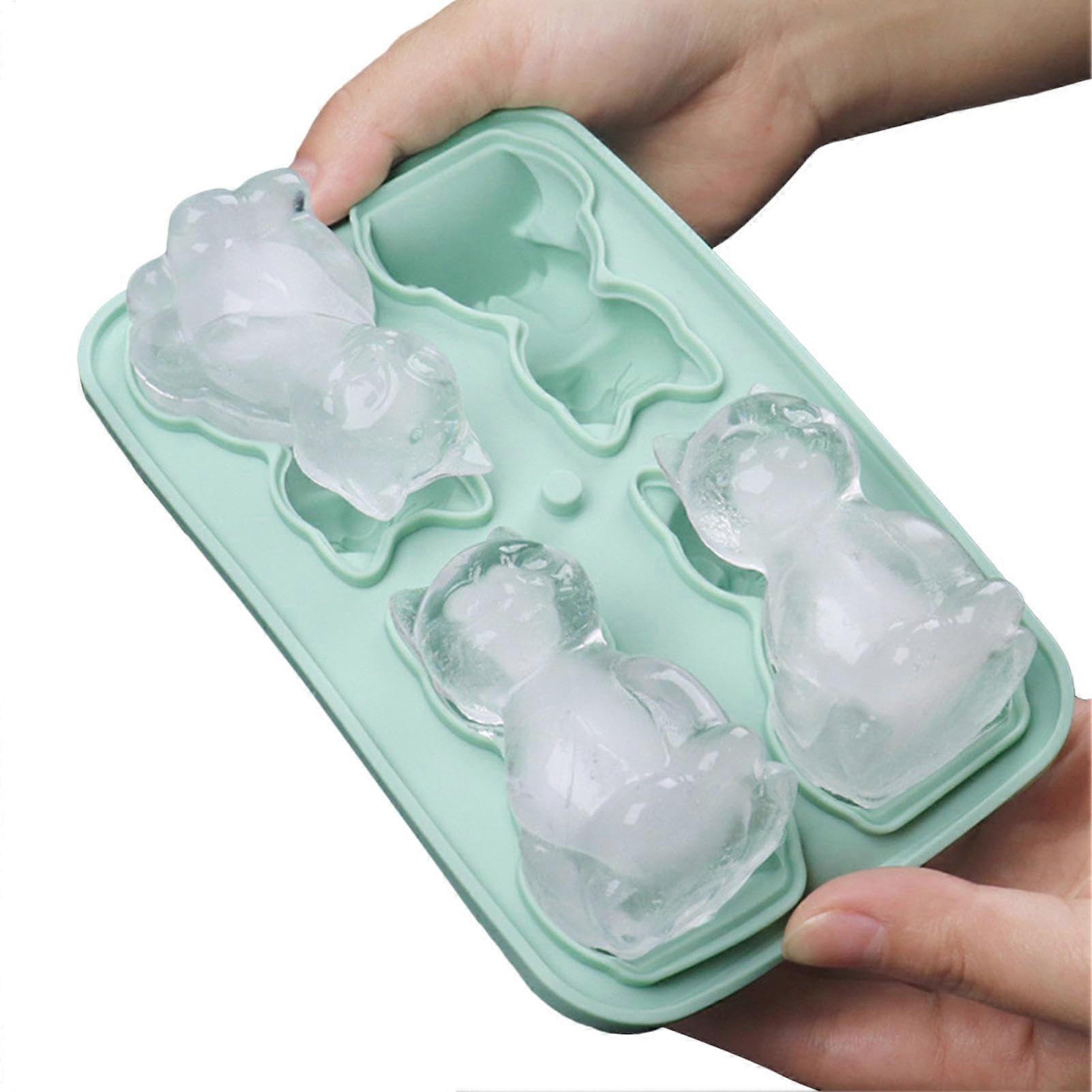 Silicone Ice Cube Tray for Freezer with Easy Ice Release and Odourless Safe Material