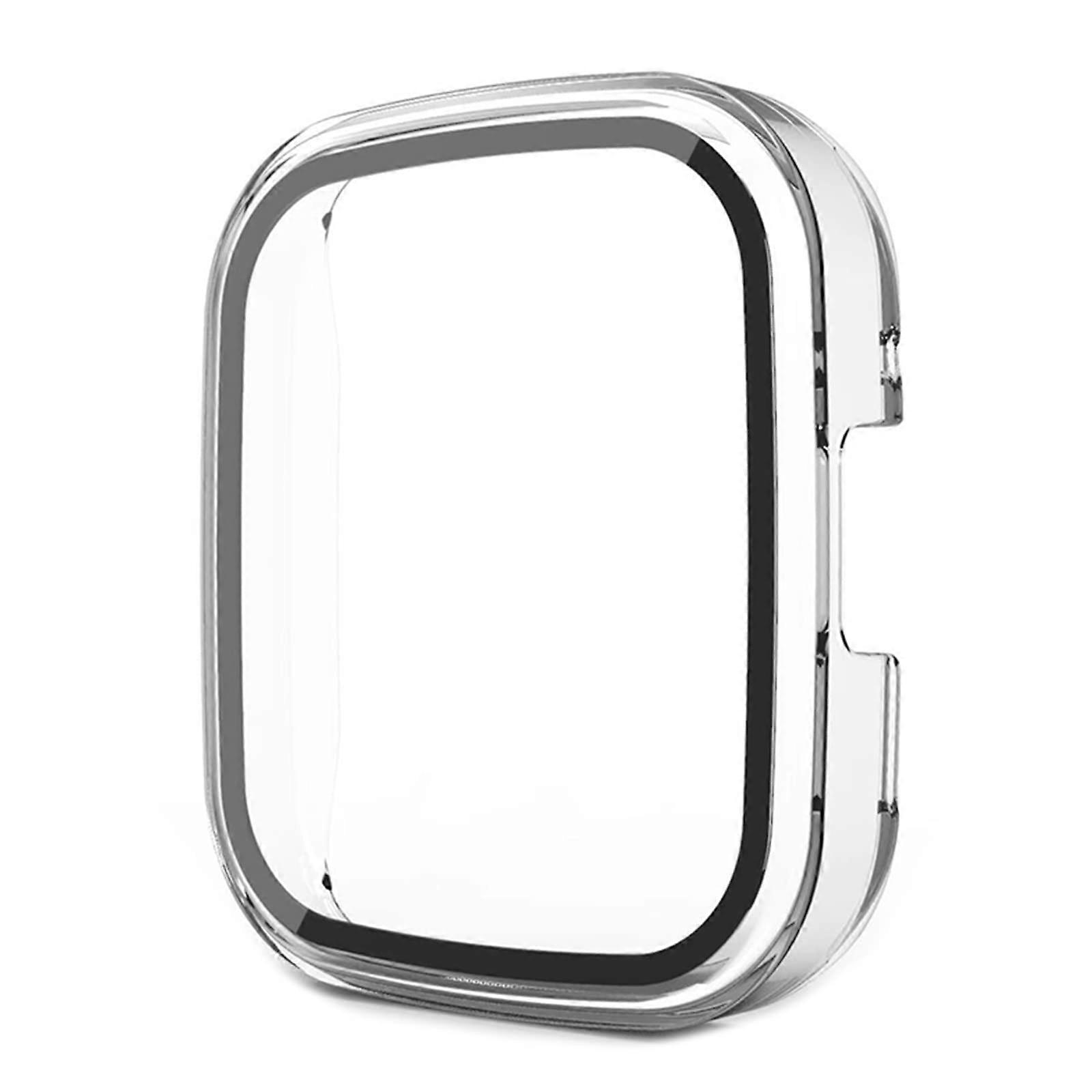 Case for Redmi Watch 3 with Builtin Tempered Glass Screen Protector, AllRound Shockproof Cover