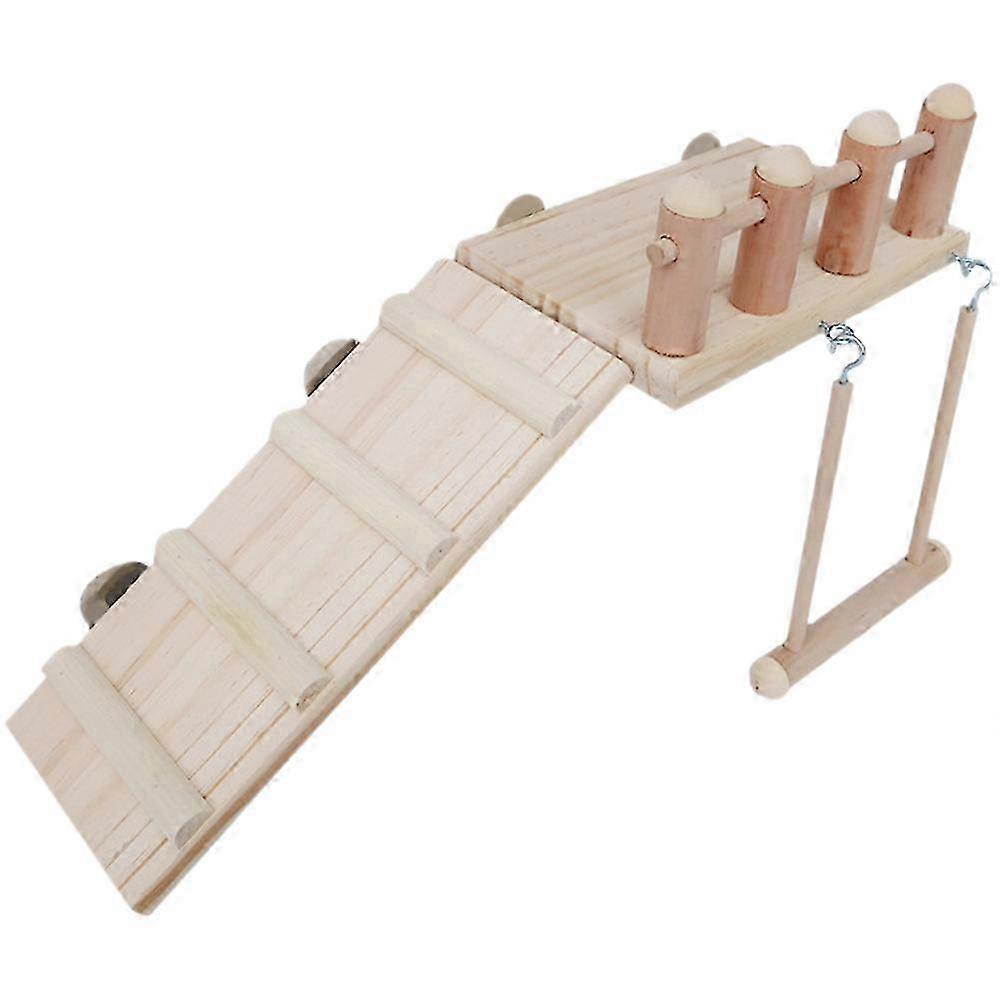Hamster Climbing Stand for Small Pets, Platform Cage Playground Toy Set