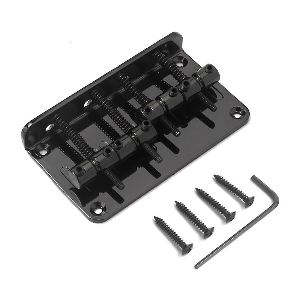 Ukulele Bridge with Metal Guitar Saddle for 4 String, Durable Construction, Precise Fit Installation