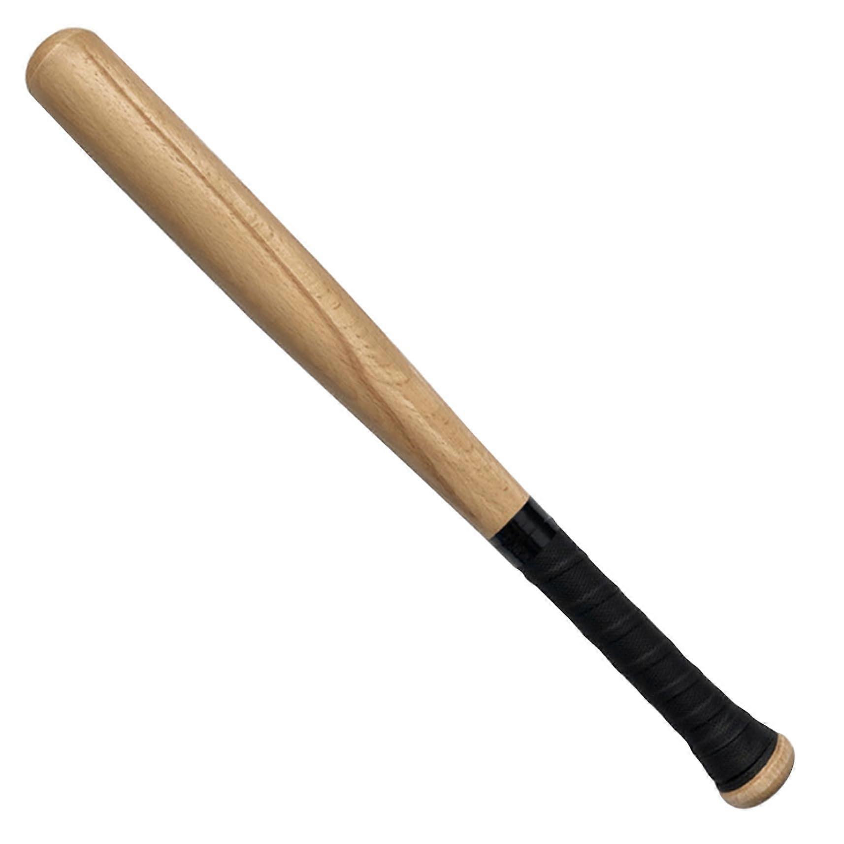 21 Inch Wooden Baseball Bat with Wrapped Handle Grip for Training Practice and Competition
