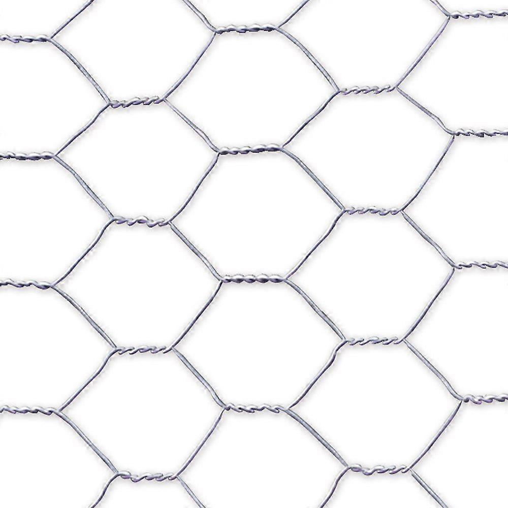 Galvanised Hexagonal Wire Mesh Roll 1.2m x 10m RustResistant Tripletwist Garden Fencing