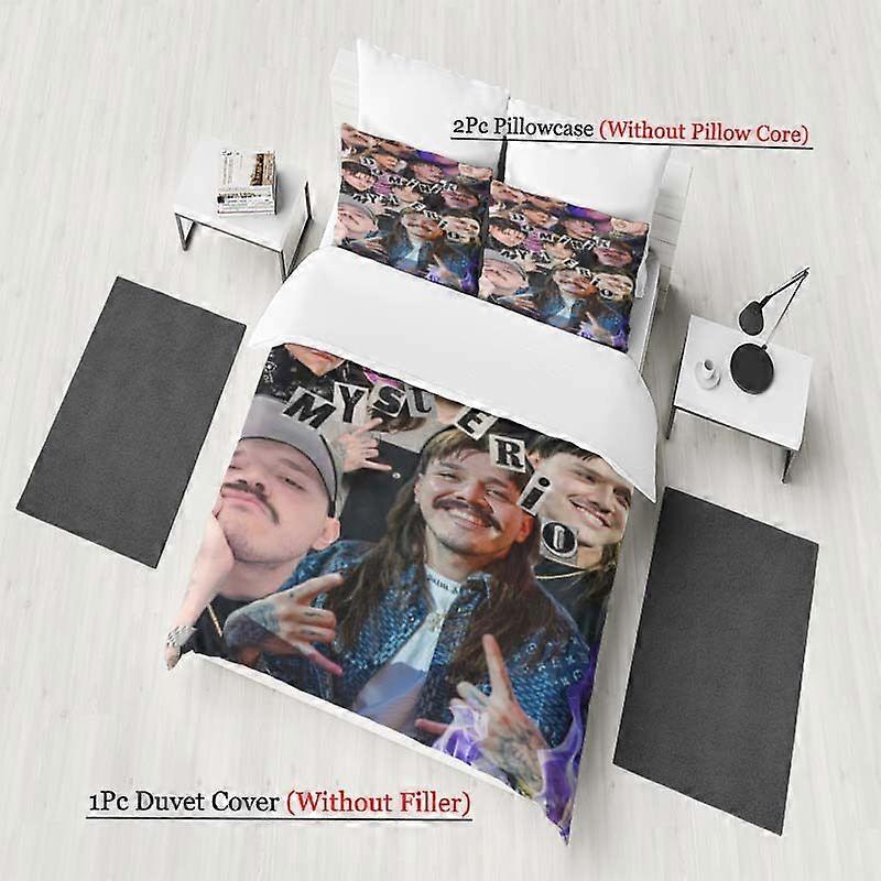 Wrestler Dominic Collage Pattern Bedding Set Soft and Comfortable Bedding Set