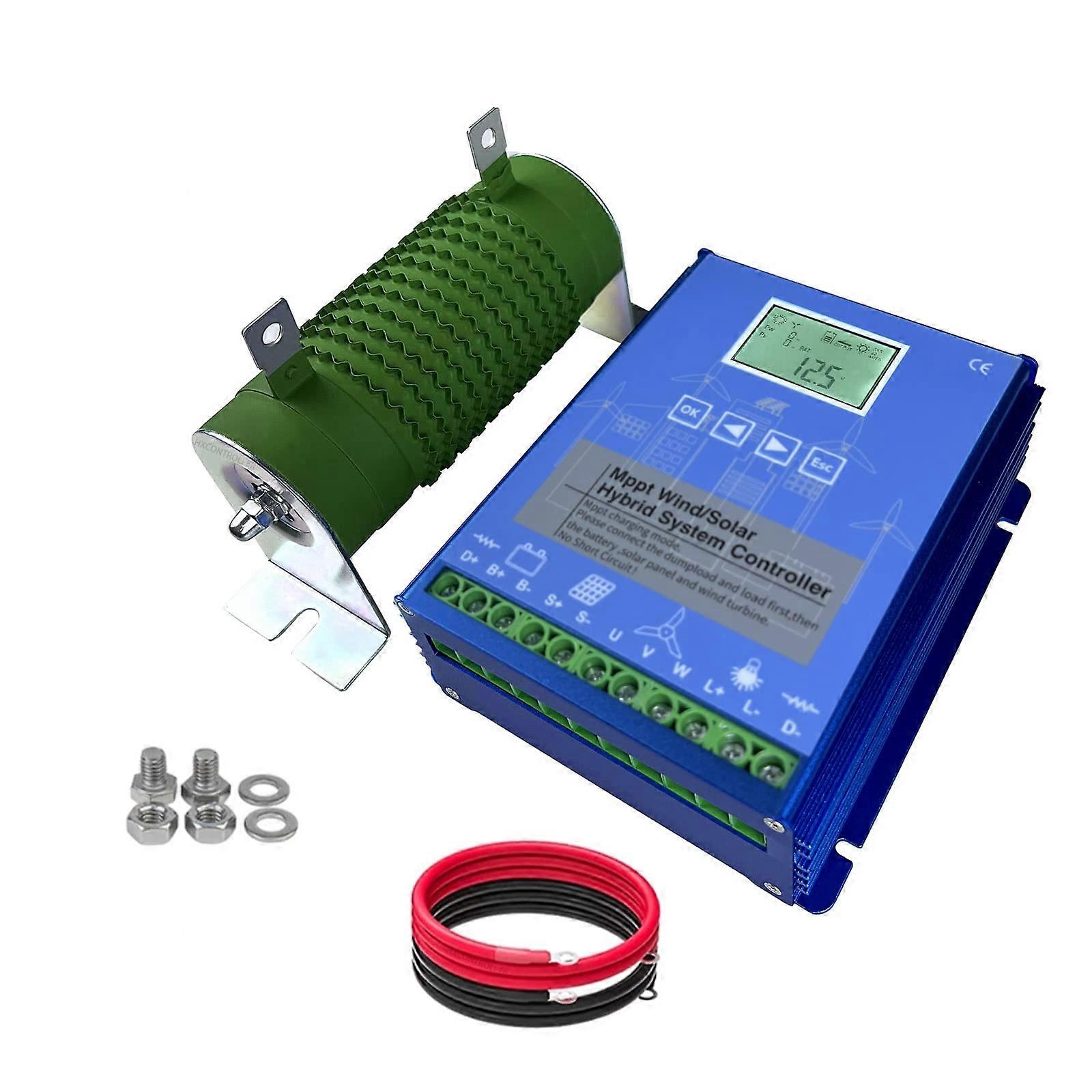 MPPT Solar Wind Hybrid Charge Controller 48V 10000W with Dump Load Resistor and Automatic Voltage Detection
