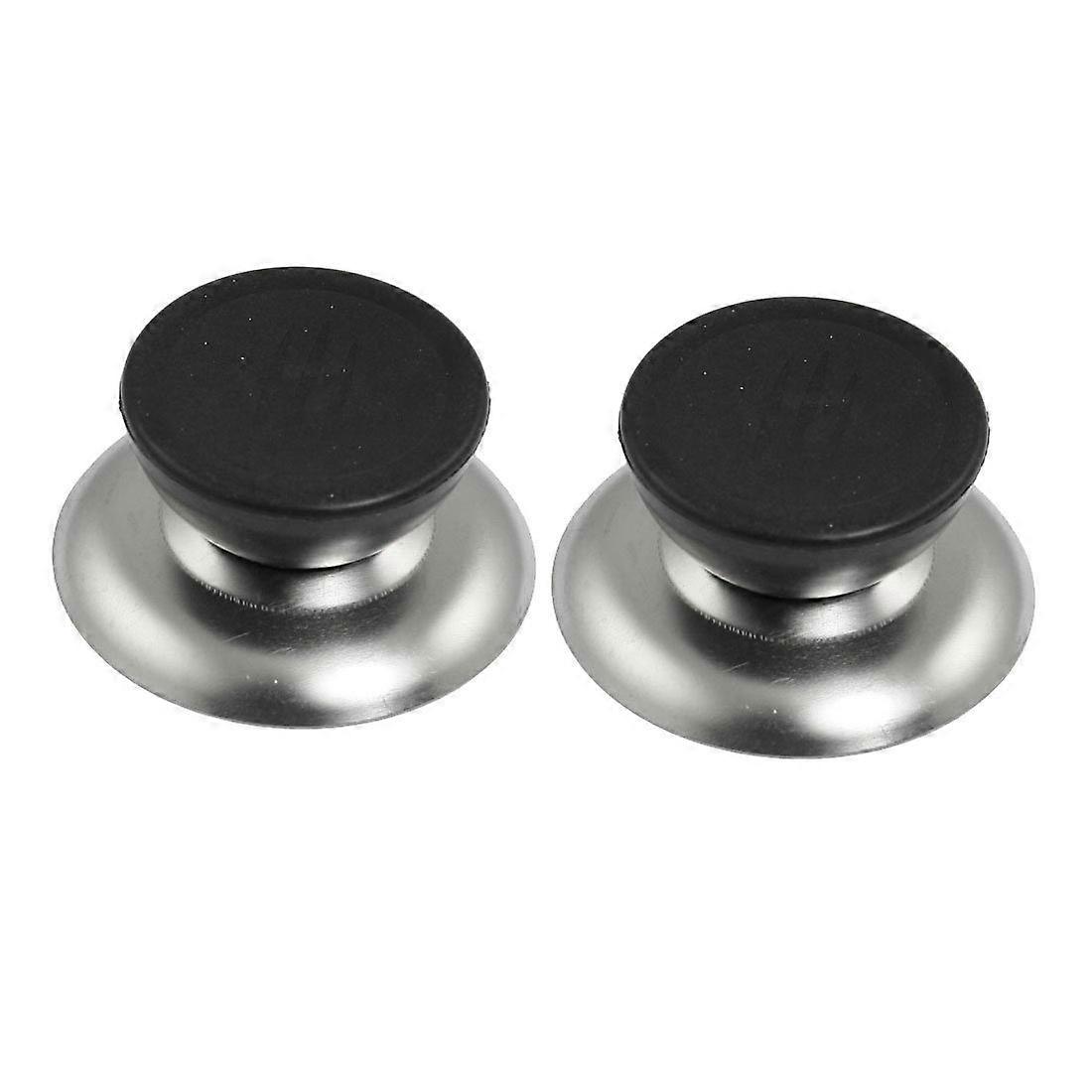2 Pcs Round Handle Replacement Cookware Pot Lid Knob For Kitchen