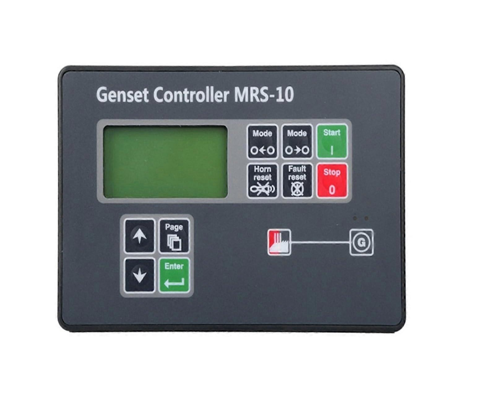 MRS10 MRS16 Genset Controller Generator Auto Start Module LCD Panel Easy Install Durable