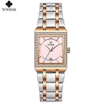 Dainty Vintage Square Watch for Women | Japanese Quartz Movement & 3ATM Waterproof | Elegant Luxury Dress Wristwatch for Ladies