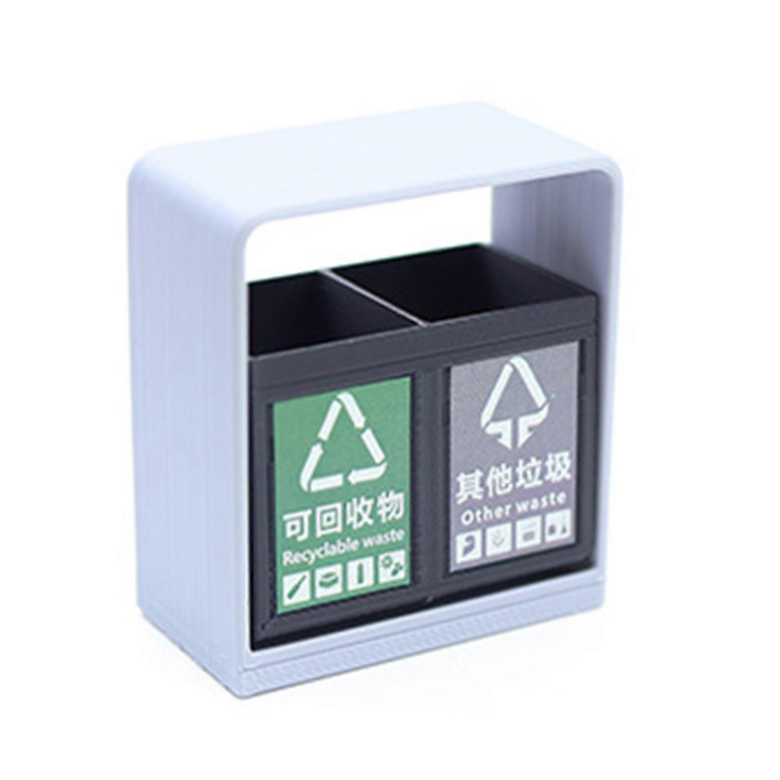 1/12 Scale Mini Trash Bin - for Imaginative Play - with Durable