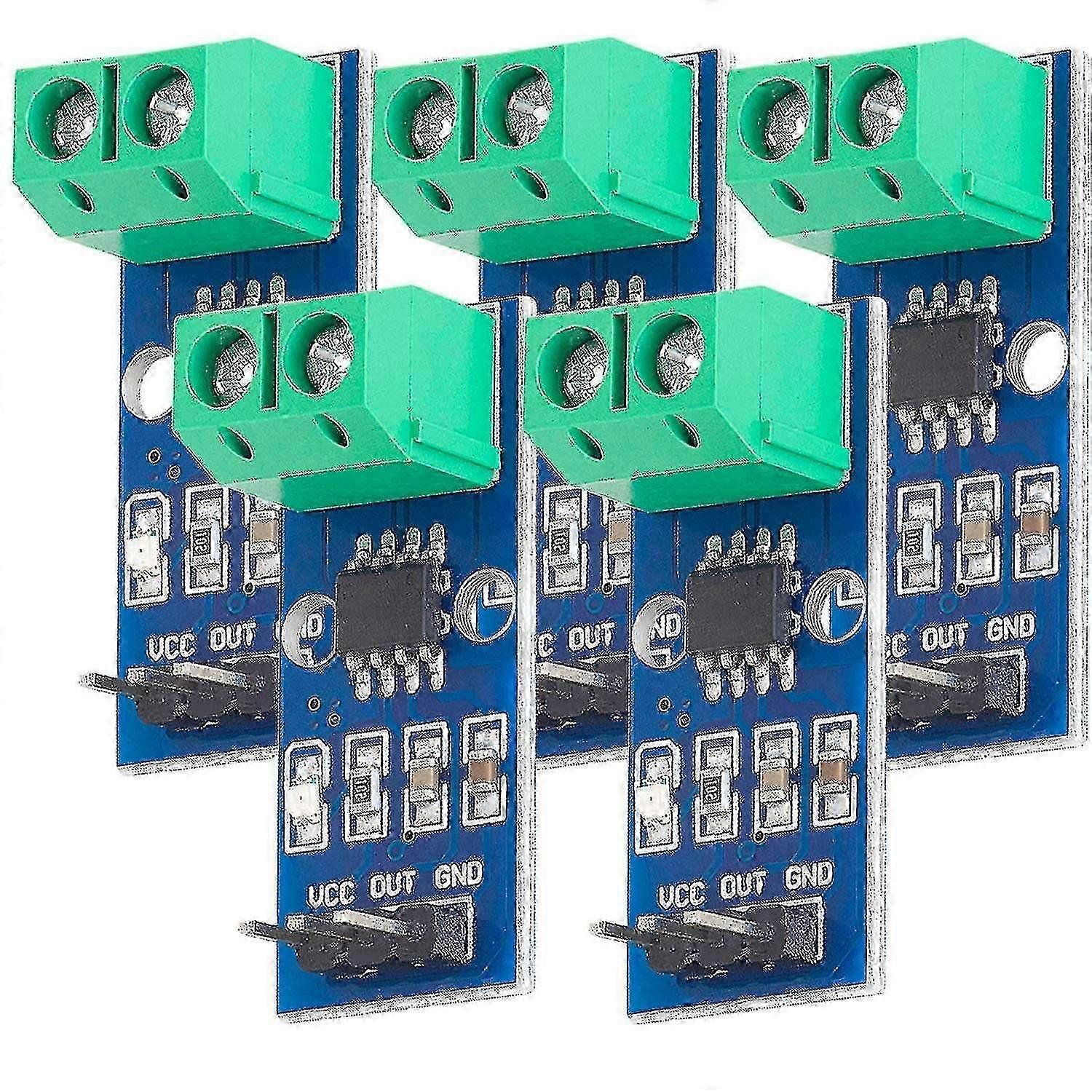 5 Pcs Acs712 20a Amp Current Sensor Range Module Current Sensor Compatible With For Bascom XXF