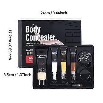 Waterproof Body Concealer Kit, Full Coverage Color Corrector Set for All Skin Tones