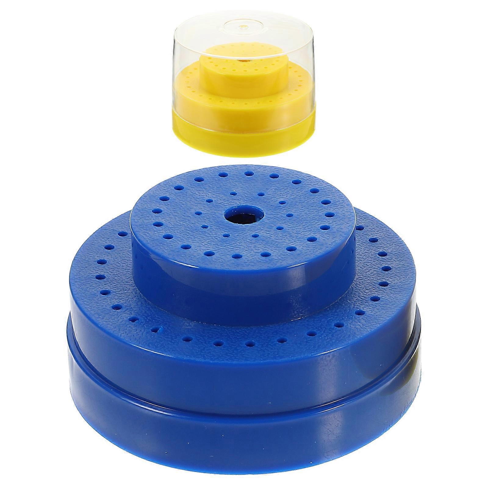 Nail Drill Bits Storage Stand Plastic Nail Drill Bits Holder for Storage Use 2Pcs