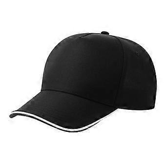 Atlantis Headwear Unisex Adult Recy Five Piping 5 Panel Recycled Structured Baseball Cap