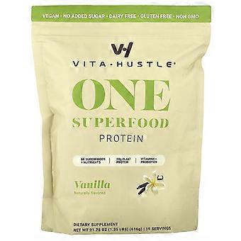 VitaHustle, One Superfood Protein, Vanilla, 1.35 lbs (616 g)