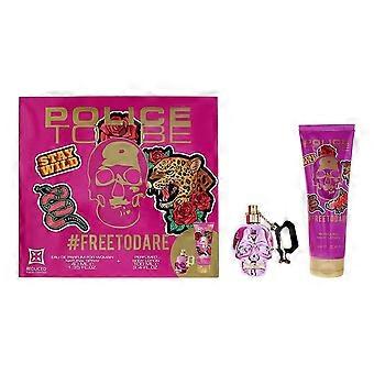 Police To Be Freetodare Womens EDP 40ml & Body Lotion 100ml 2 Piece Gift Set
