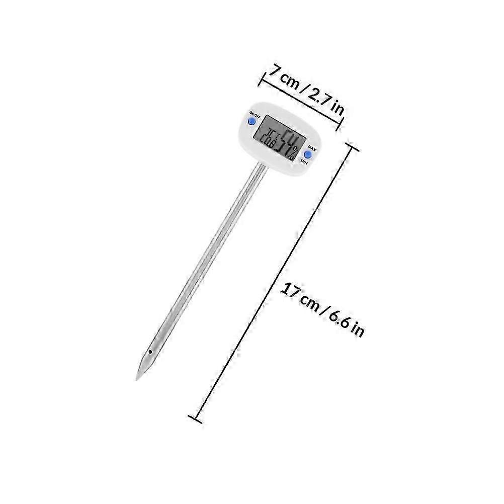 Soil Tester Meter Needle Type Thermometer Hygrometer for Measuring Use
