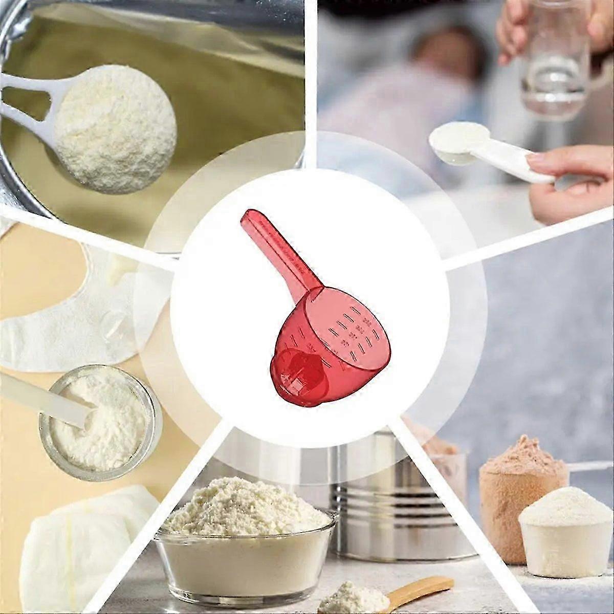Clear Measuring Cups and Spoons Blue