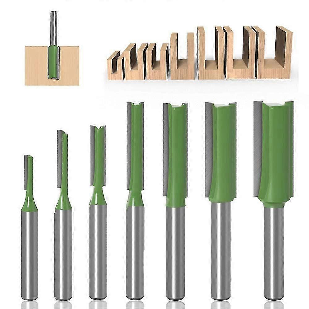 6mm Straight Router Bit, 7pcs