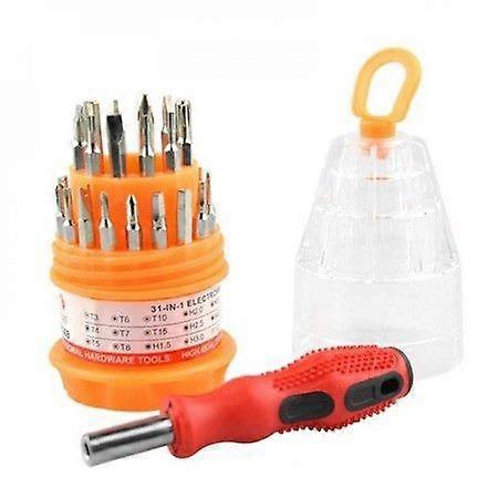 Universal Multi-Function 31-Piece Screwdriver Set - Durable, Portable Tool for Repairs & Maintenance