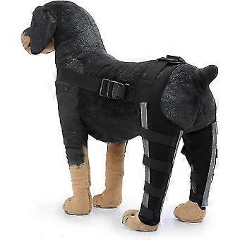1pair Dog Rear Leg Brace compatible withCanine Leg Wounds Heals, Prevents Joint Injuries And Sprains, Pet Dog Joint Bandage