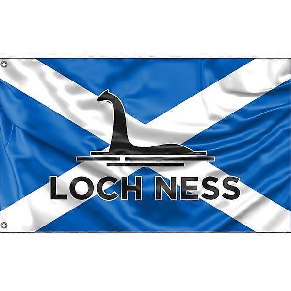 Loch Ness Monster Scotland Flag BTN-568