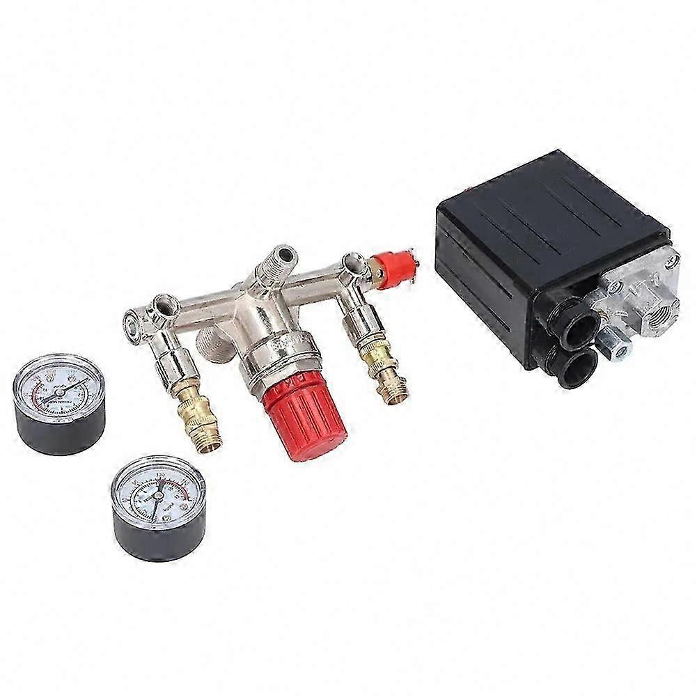 Air Compressor Pressure Switch and Single Hole Pump Bracket Assembly