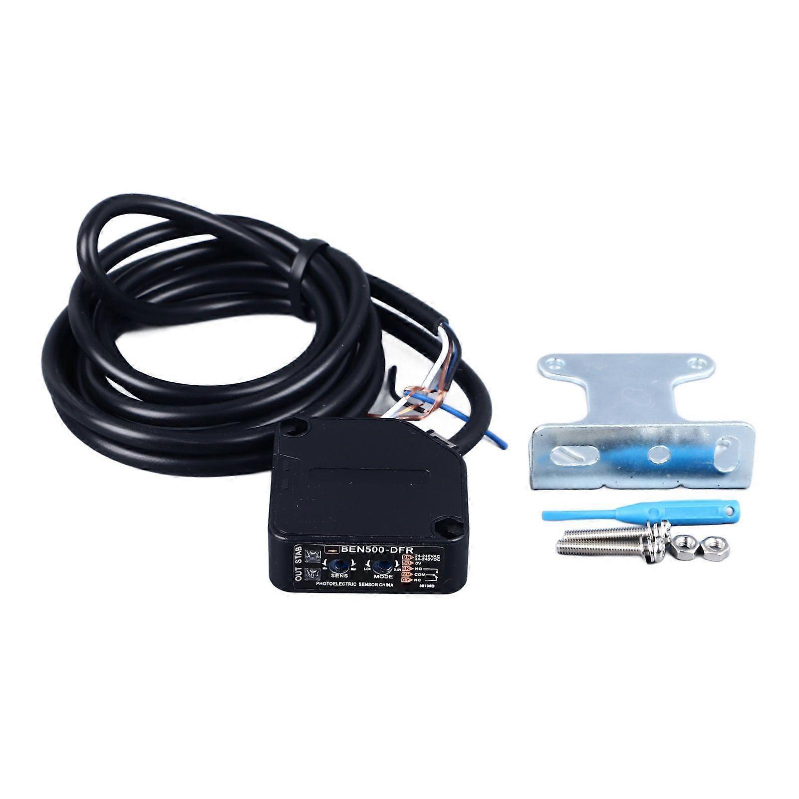 Photoelectric Switch Relay Output Diffuse Reflection Light Control Optoelectronic Sensor for Object Detection