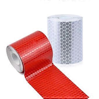 reflekterende tape vanntett for kjøretøy, 2 pack 5cm * 3m høy intensitet reflekterende advarsel klistremerker, reflektor tape