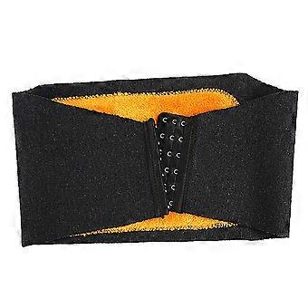 Thermal Plush Waist Warmer Adjustable Comfortable Thickened High Elastic Three-row Buckle Design Waist Support Belt