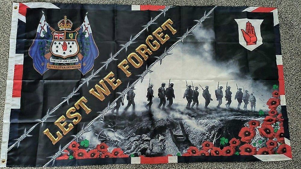 36th Ulster Division Lest We forget Flag CX0710