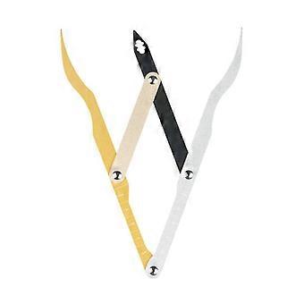 Eyebrow Caliper for Precise Symmetry Mapping, Durable Aluminium Ruler with Golden Ratio Design