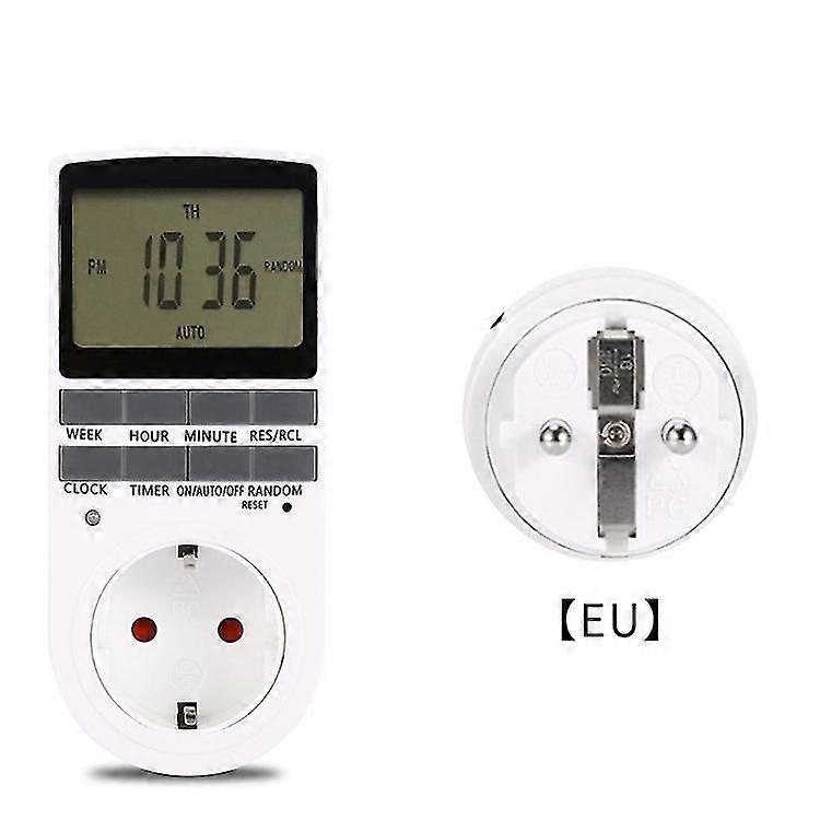 Timer Socket 12/24h Lcd Display Timer, per elettrodomestico da cucina Ac220v