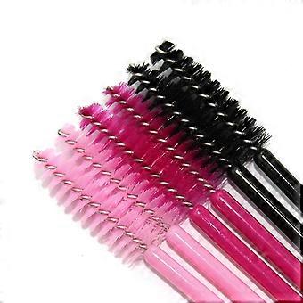 10-pack eyelash brushes eyelash brush, Black, pink