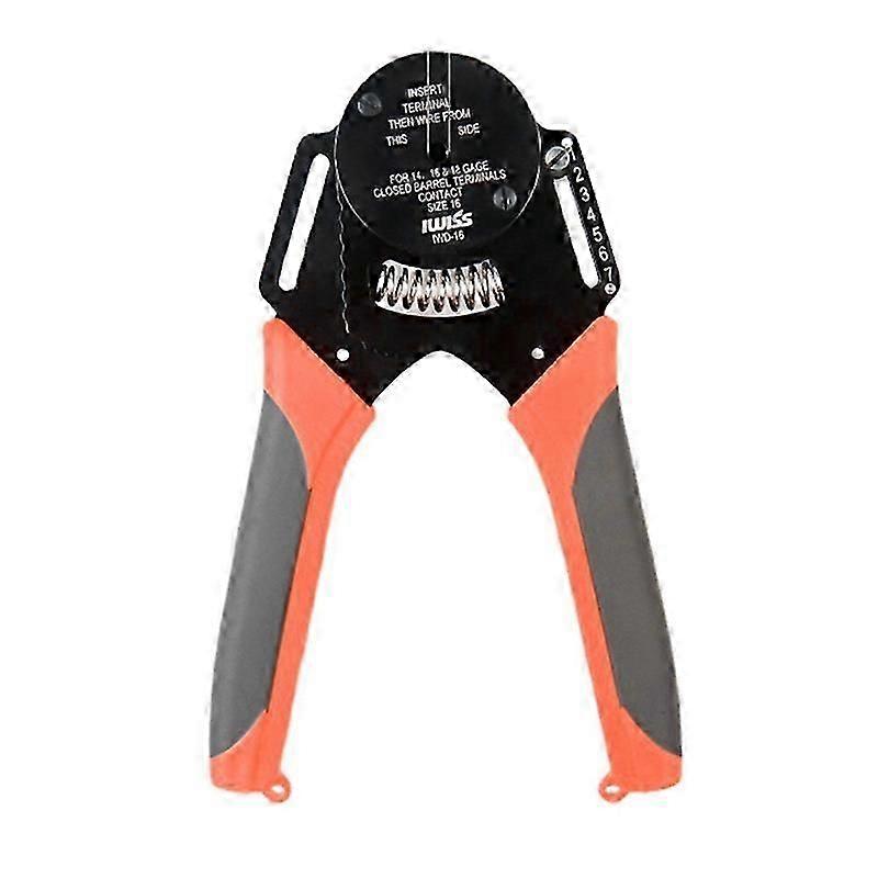 Wire crimper for Dechi terminal IWD-16 type