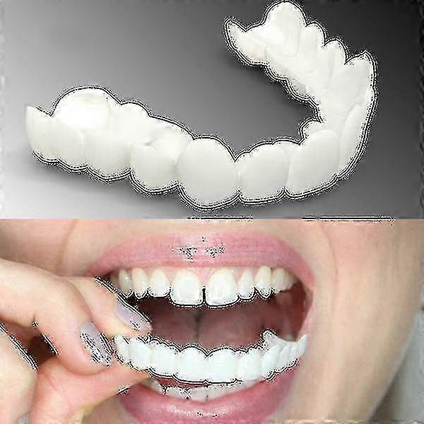 Upper/lower Comcompatible witht Fit Flex Whitening Denture Braces