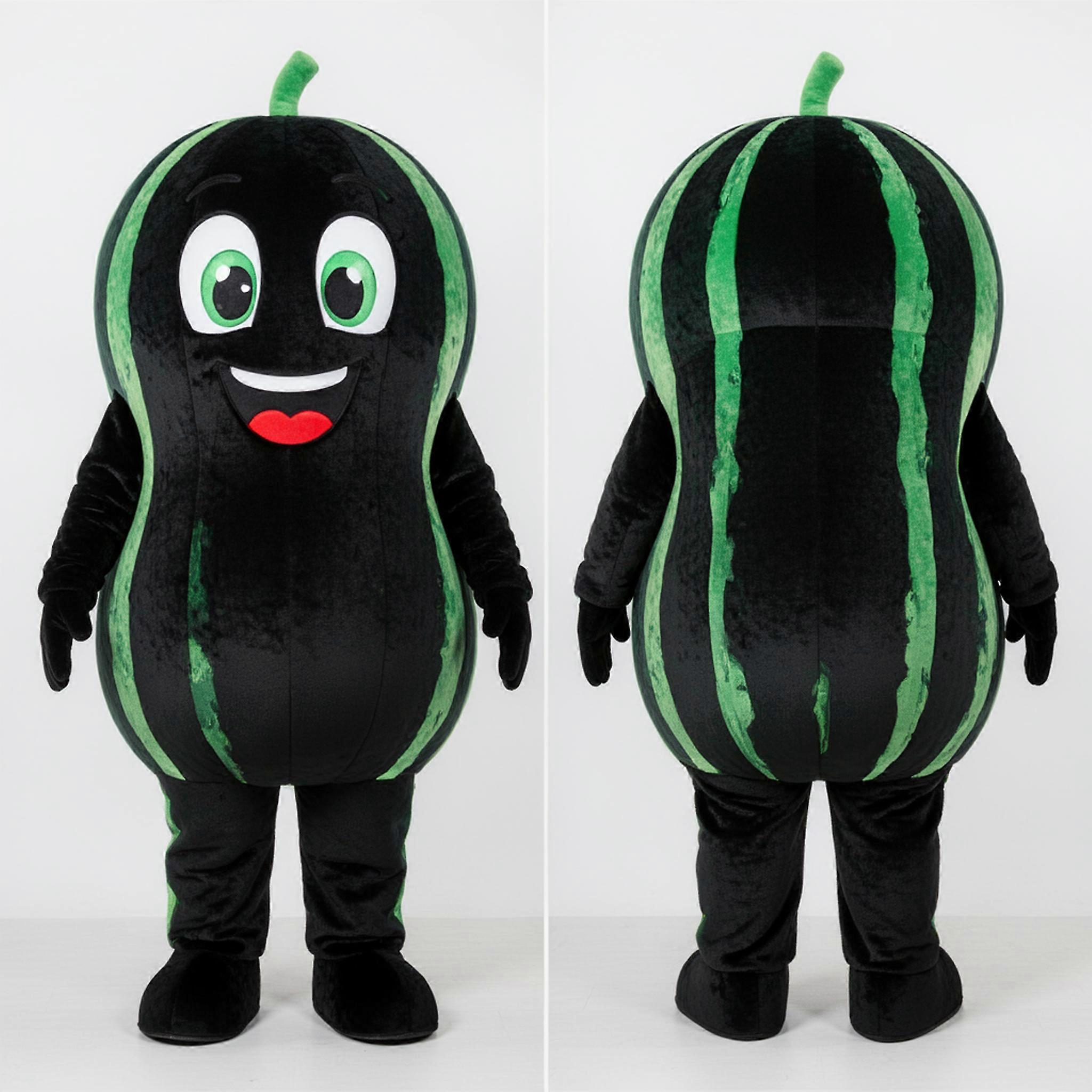 MASTICOT Jet Black Rounded Watermelon Mascot