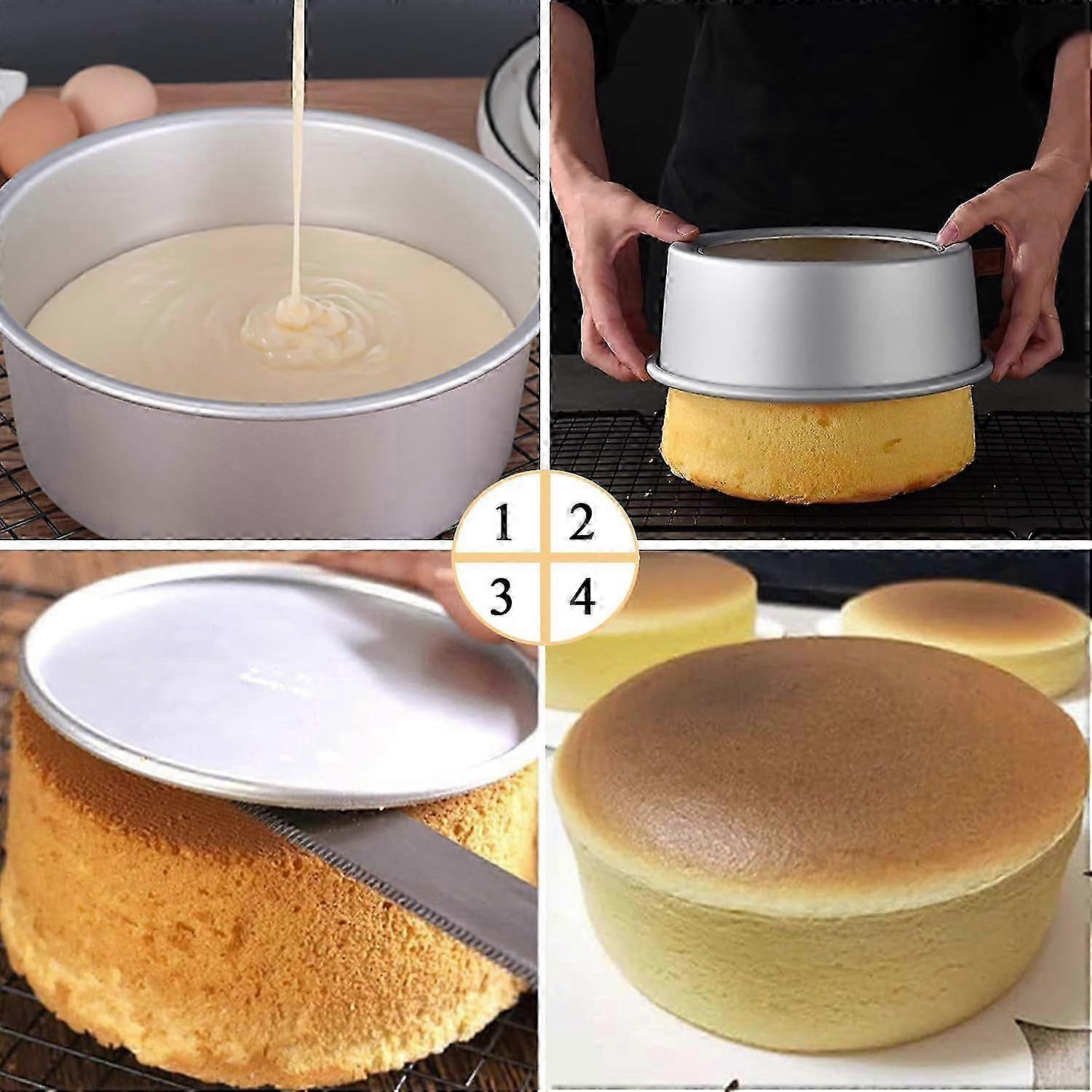 Deep Anodized Aluminum Cake Pans