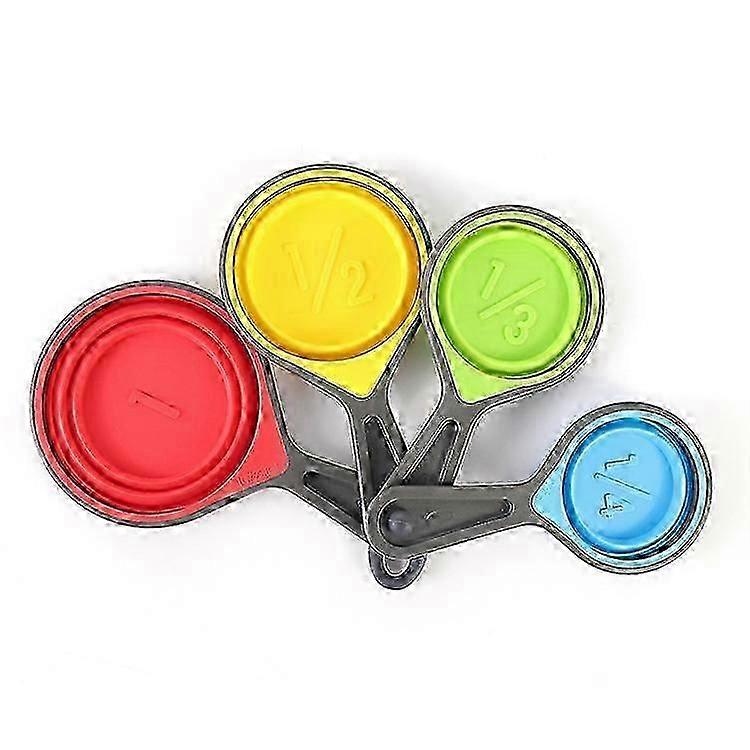 Collapsible Measuring Cups 4pc Nesting