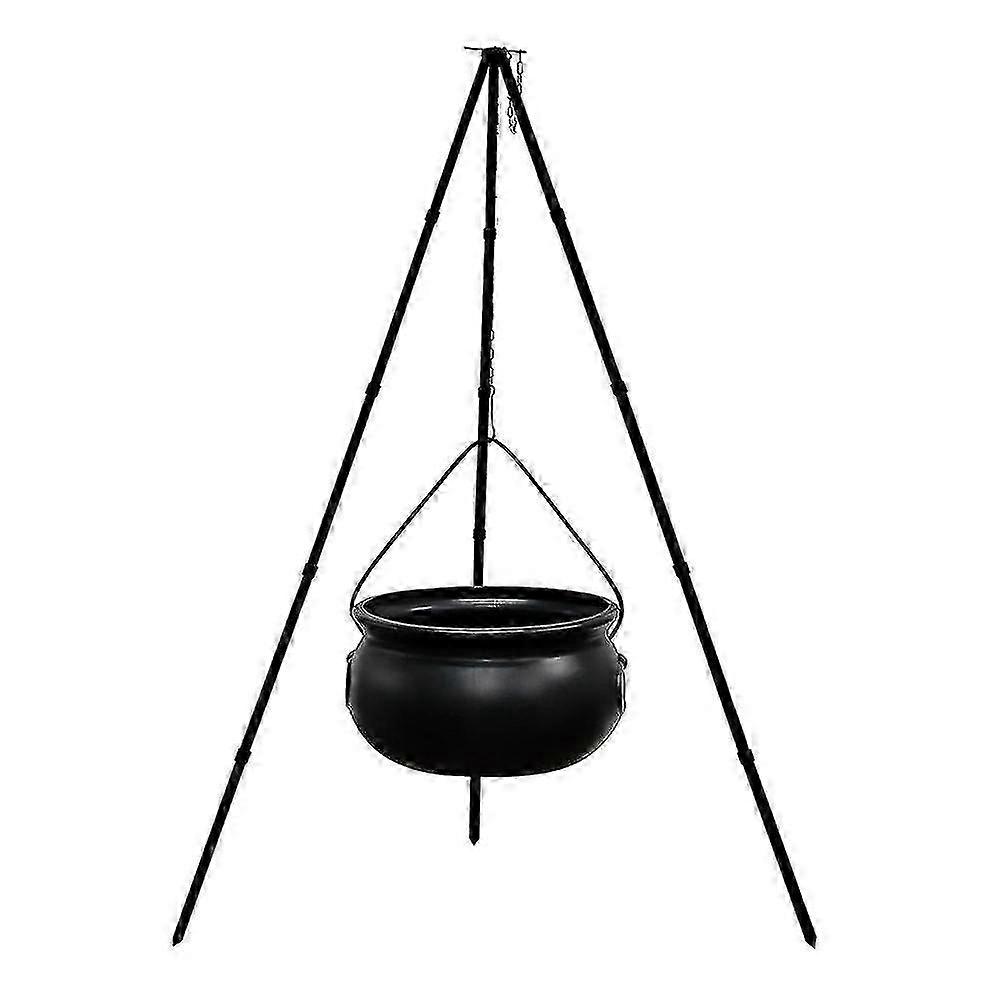 Ritual-Style Metal Cauldron Tripod