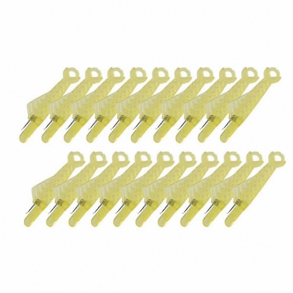 Automatic Needle Threader Tool, 2024 Enhanced Sewing Accessory, Yellow, 100 Pieces