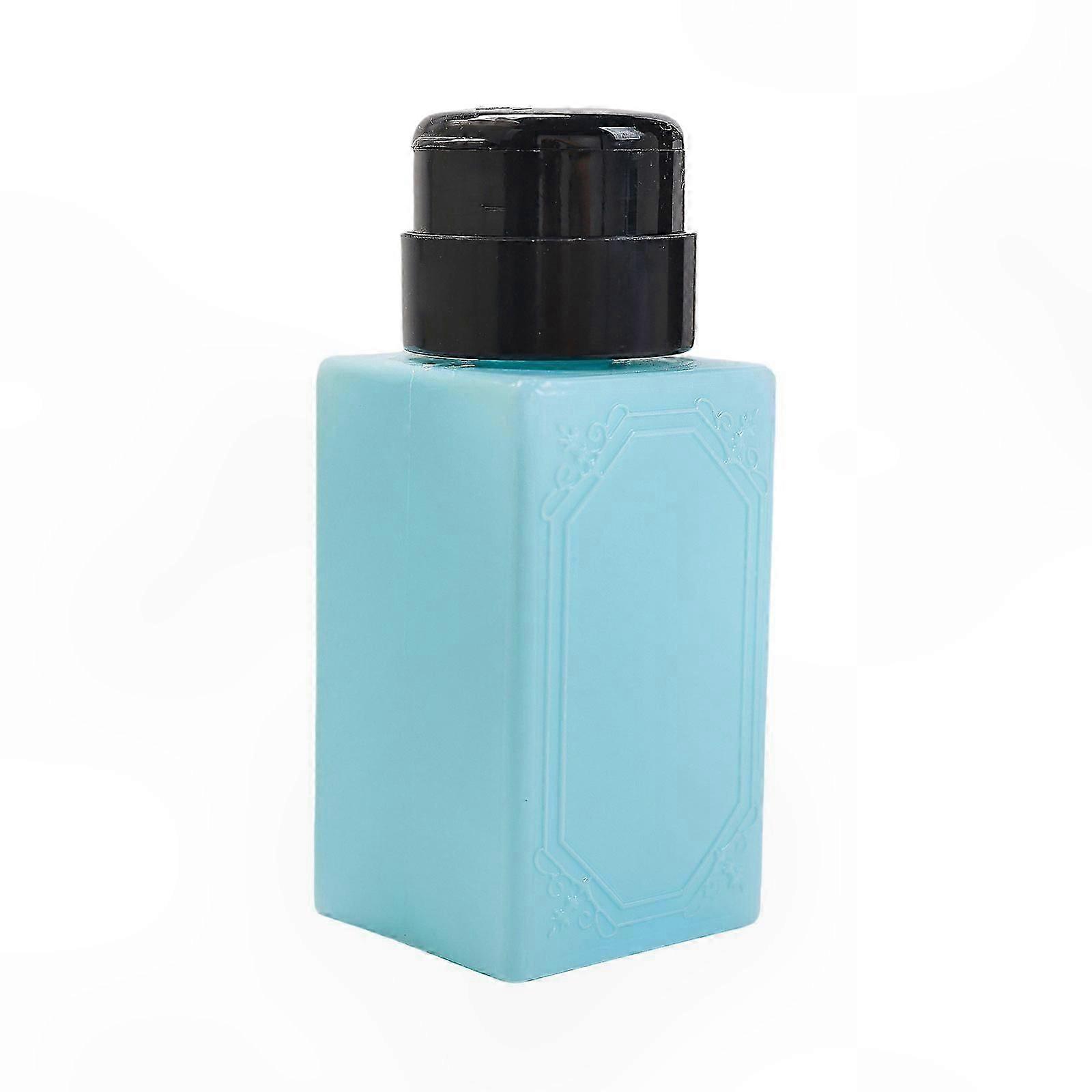 White 220ml Makeup Remover Dispenser Bottle for Easy Liquid Application Pump Container