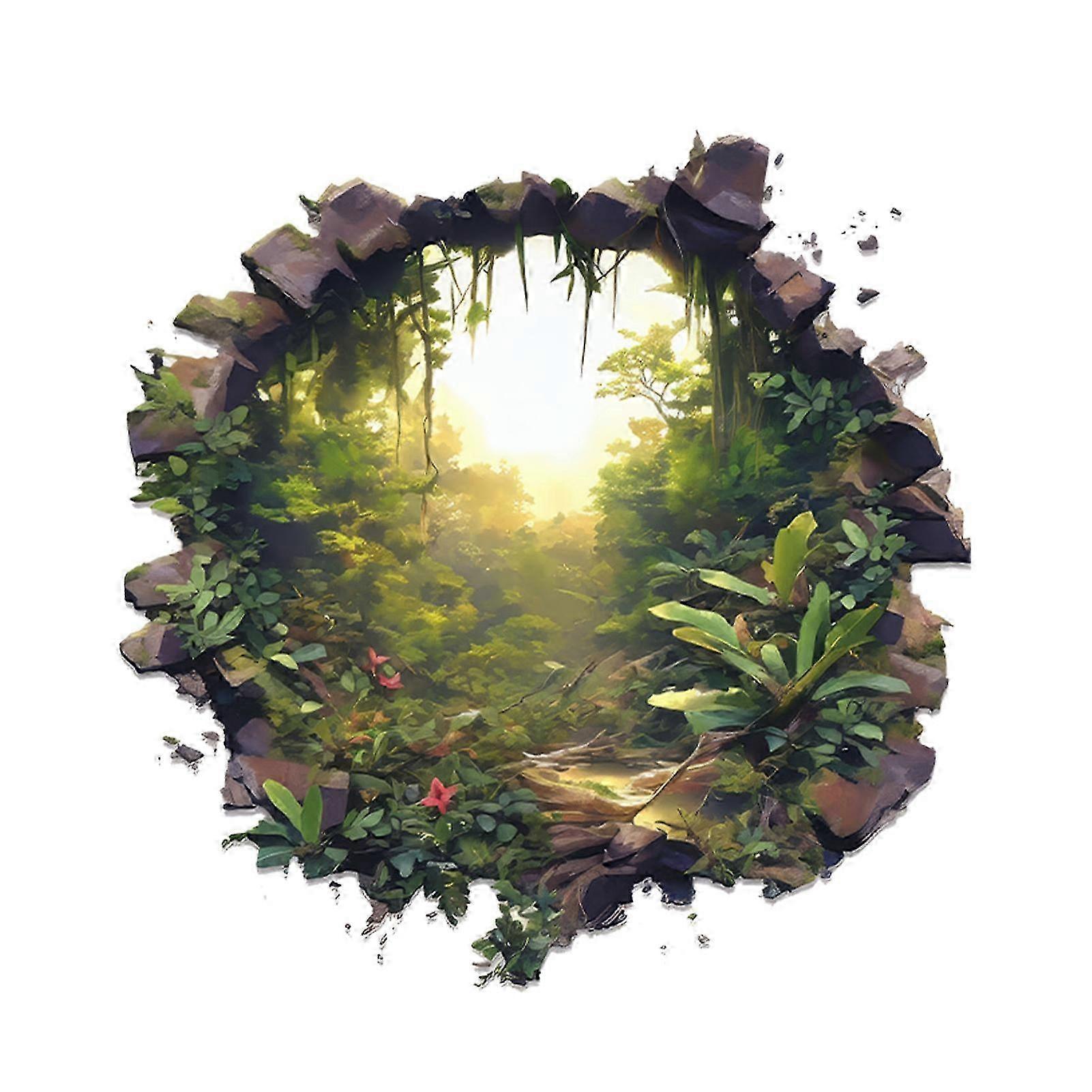 Green Forest 3D Removable Sticker