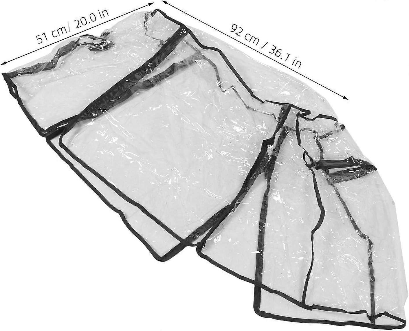 Waterproof Stroller Rain Shield Foldable EVA View for Babies