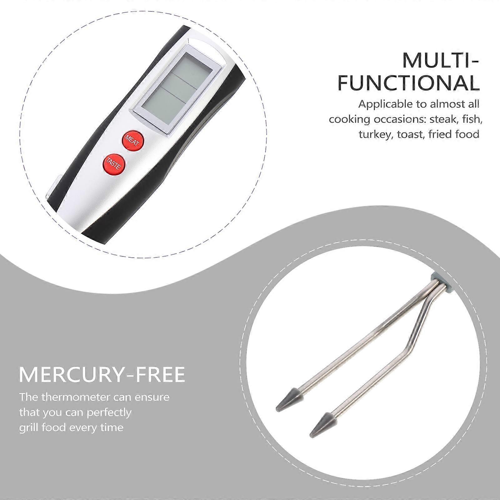 Kitchen Cook Temperature Indicator Digital Fork for Bbq 3Pcs
