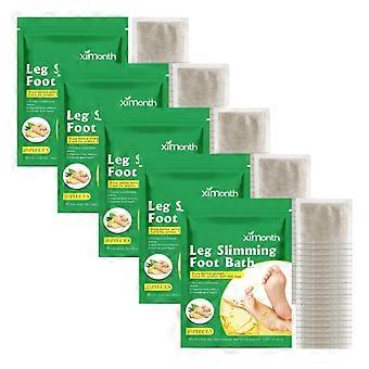 1-5x Slimming Foot Bath Pack for Moisture, Cold Relief, Muscle Soreness, and Firming, Boost Blood Circulation, Relax and Rejuvenate ,20pcs
