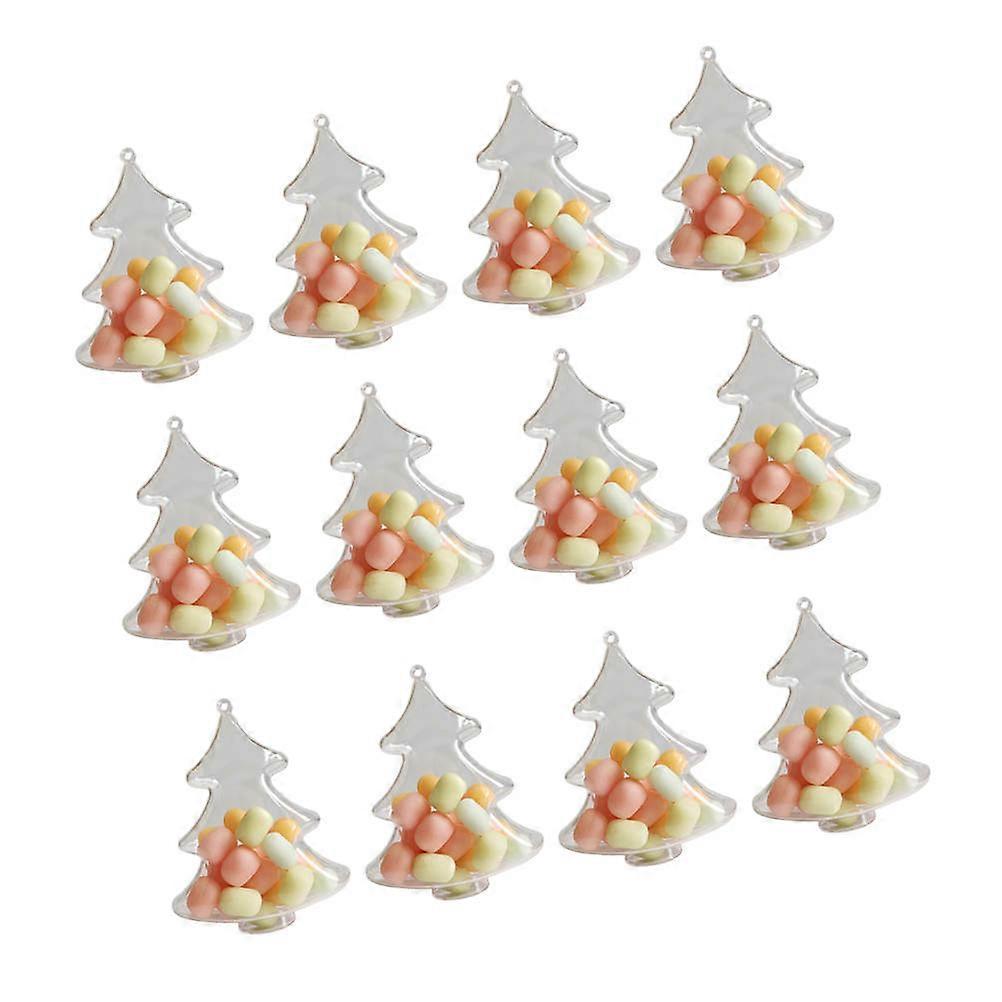 Transparent Wedding Gift Box Candy Storage Organizer compatible with 12Pcs