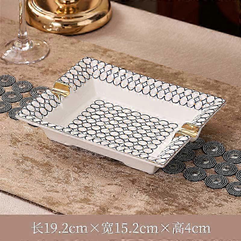 Compact Ceramic Cigar Ashtray