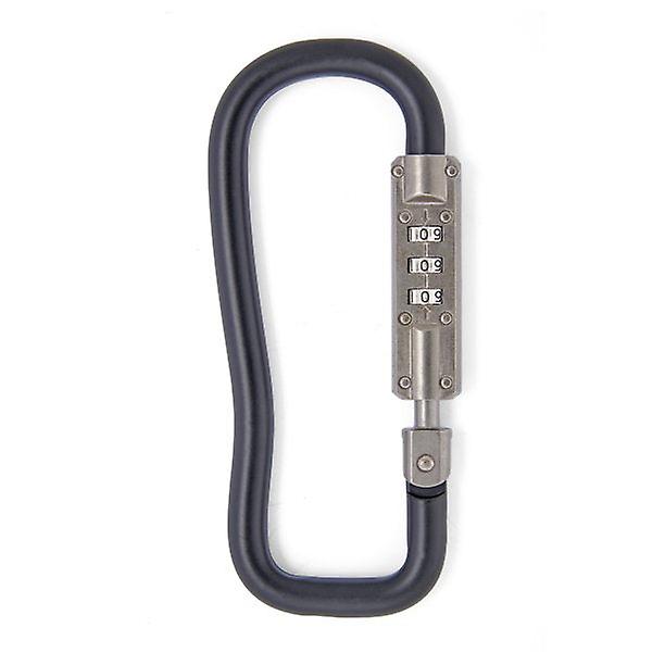 Brinks 3-dial Resettable Hardened Steel Combination Carabiner